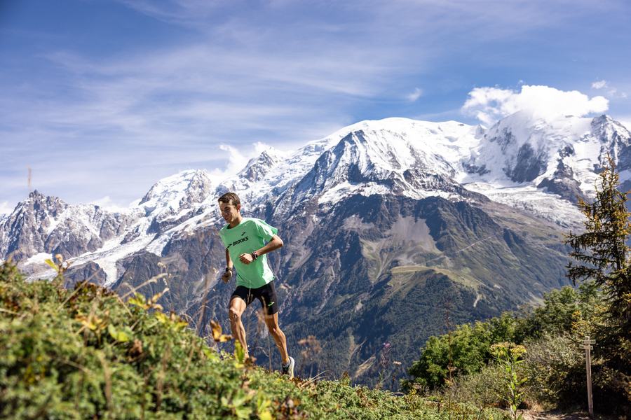 Climbing the ridge line