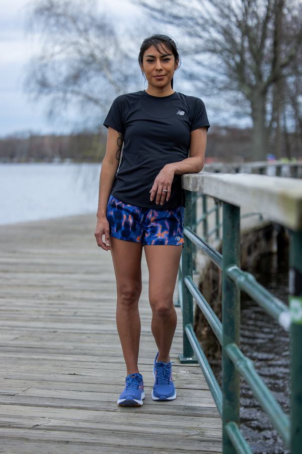 Standing on the boardwalk
