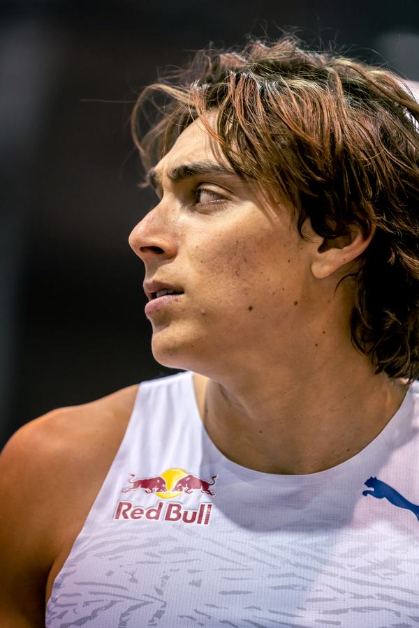 Profile portrait in the training hall