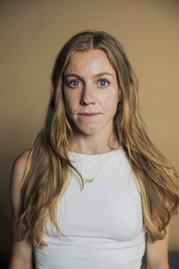 Headshot, white top