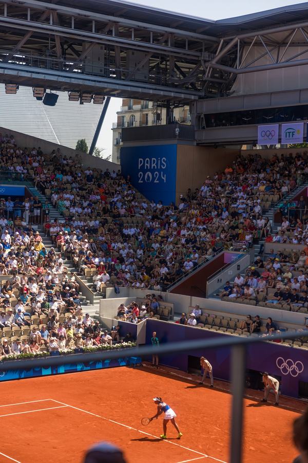 The stadium from the upper tier