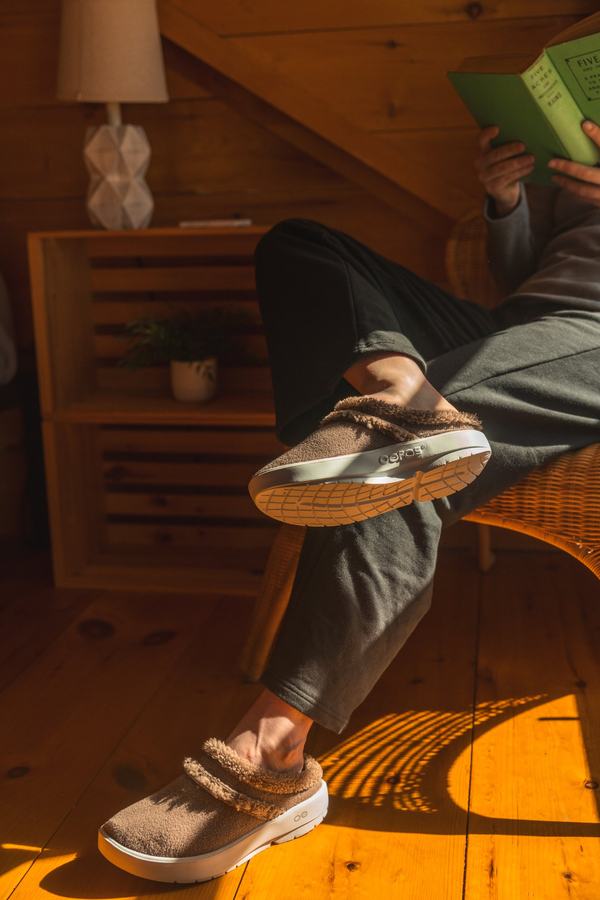 Slippers in the cabin chair