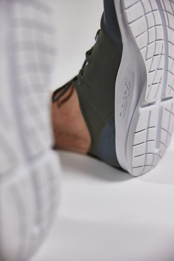 Heel of the shoe, close