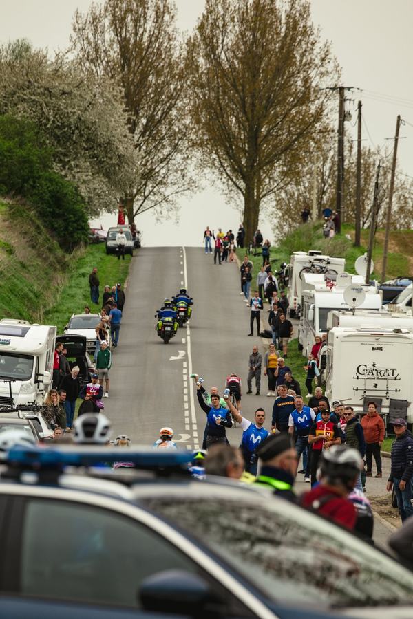 The convoy on the road ahead