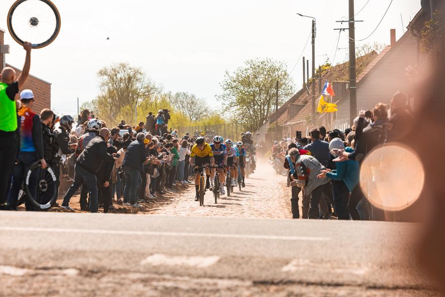 Dust and crowds on the sector