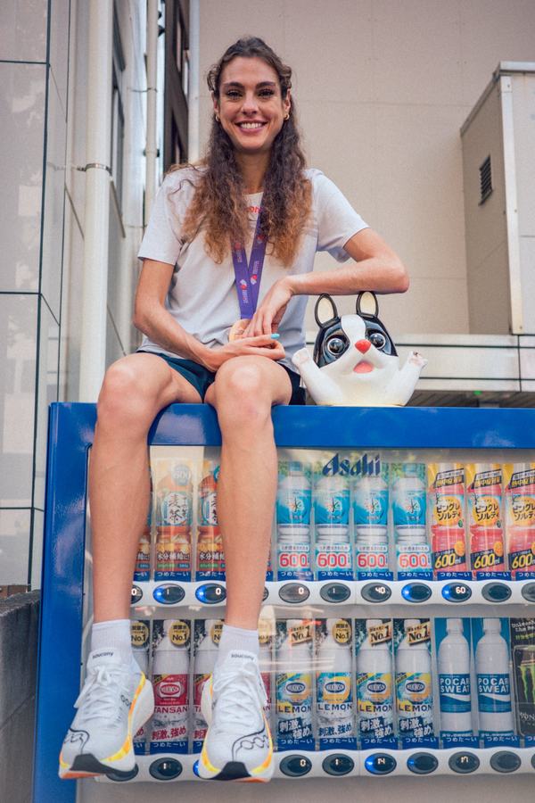 Sat on a Tokyo vending machine