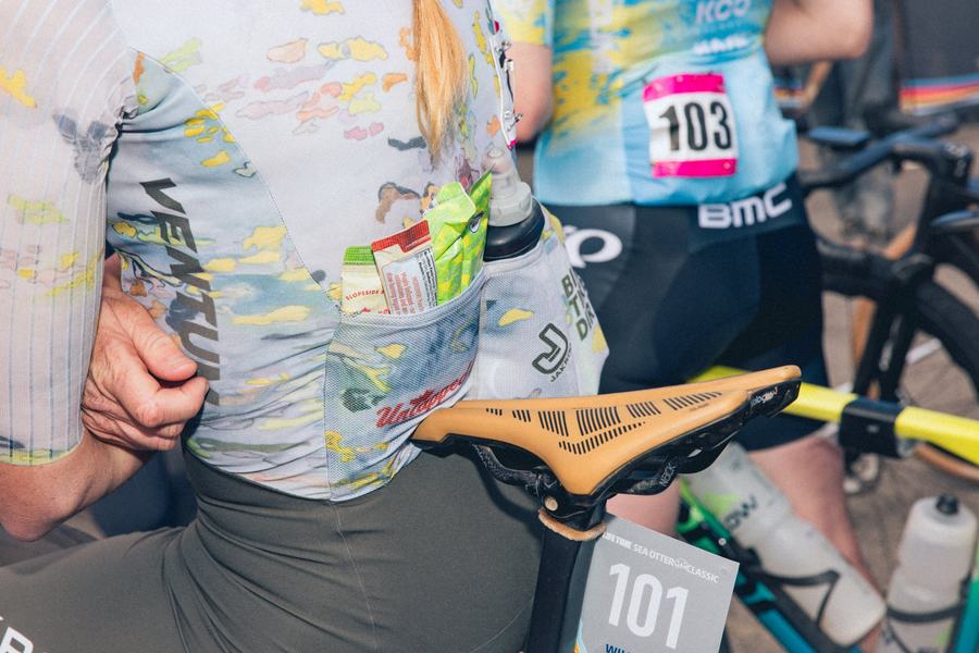 Race numbers on the kits