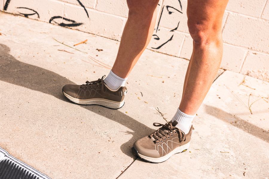 Shoes on the concrete