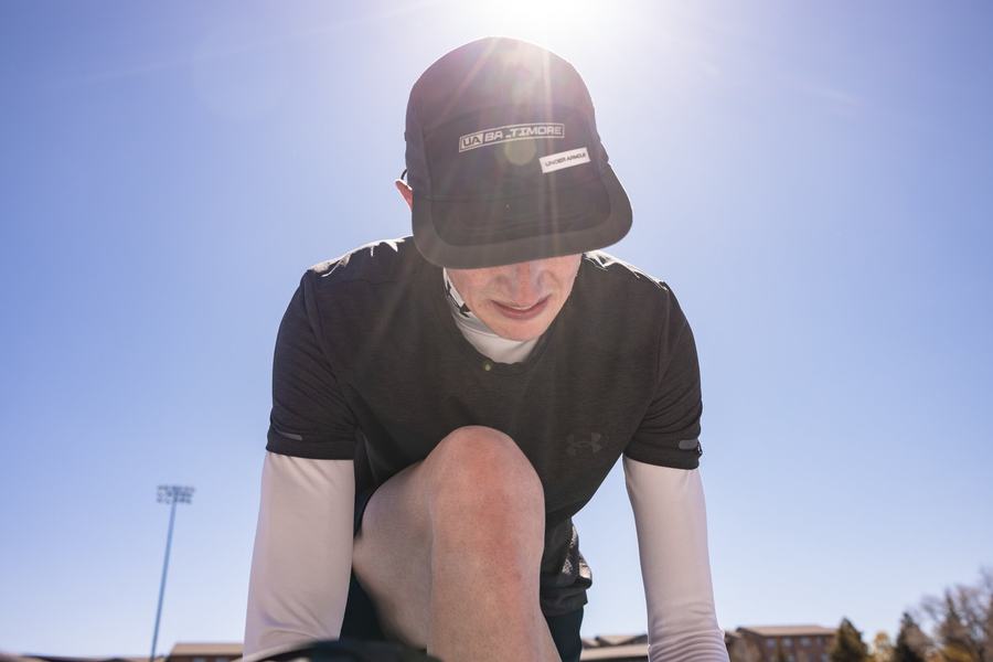 Low sun, a cap, and a rest