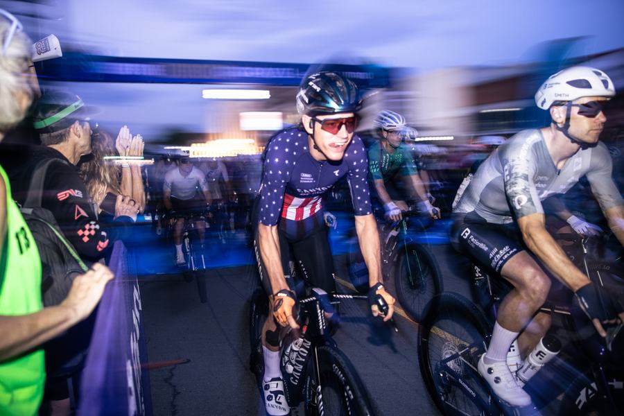 Riders in the early hours